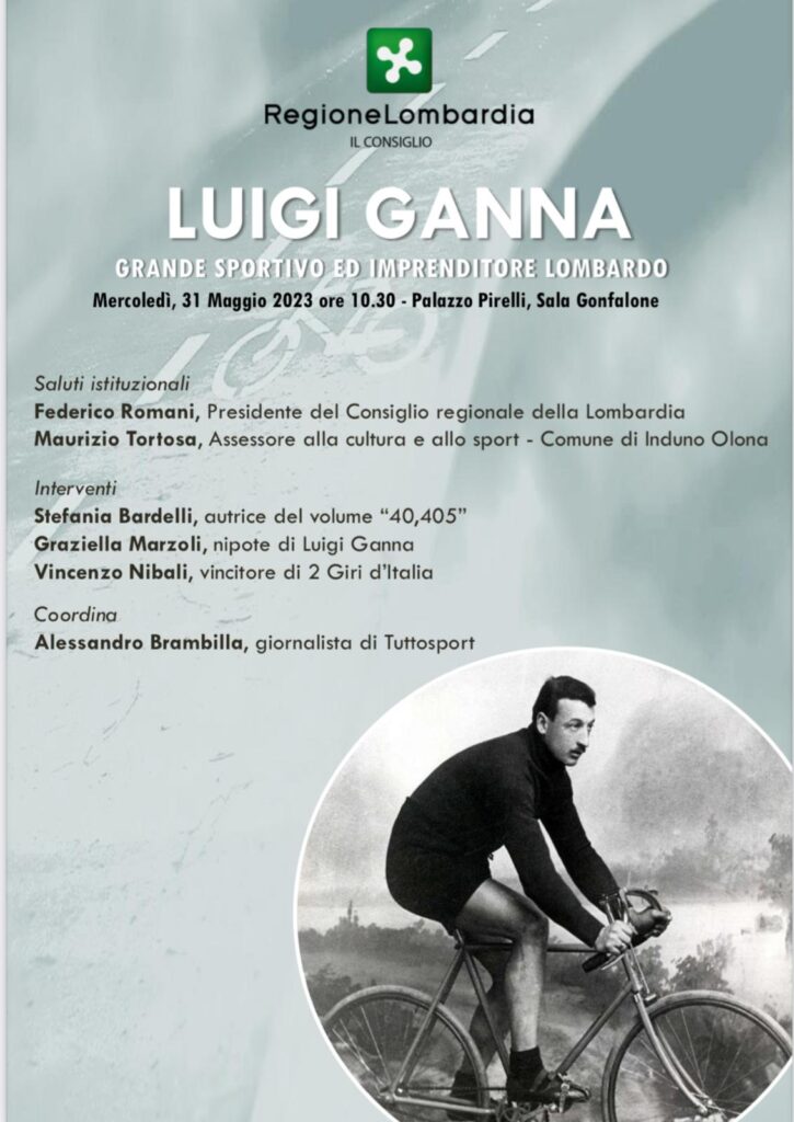 31 maggio - Luigi Ganna. Grande imprenditorie e sportivo lombardo